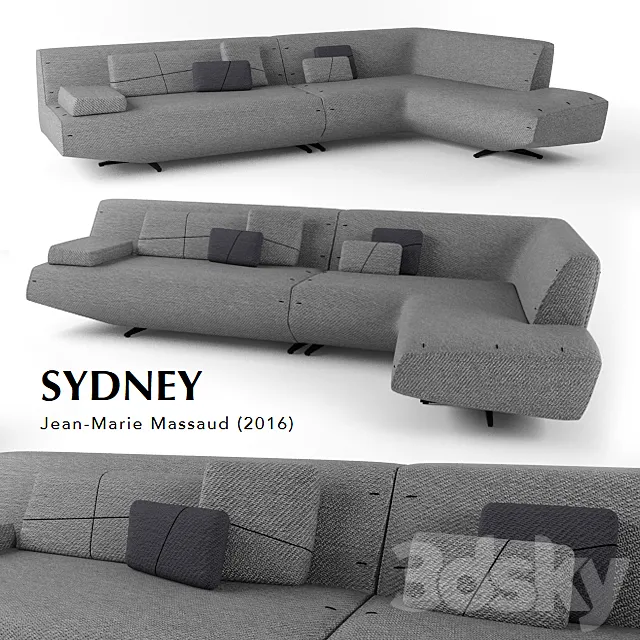 Poliform Sydney sofa 2016 3DModel Poliform Sydney sofa 2016 3DModel