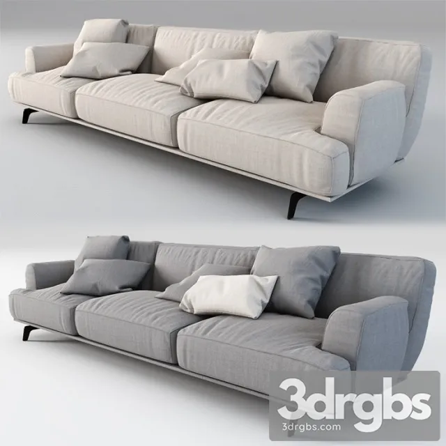 Poliform Tribeca Candecott Sofa 3D Model Download Poliform Tribeca Candecott Sofa 3D Model Download