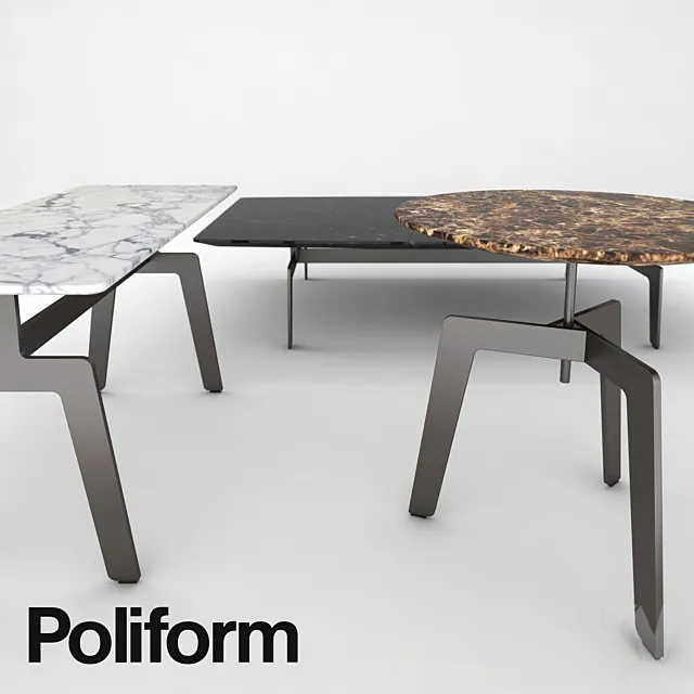 Poliform Tribeca coffee table 3DModel