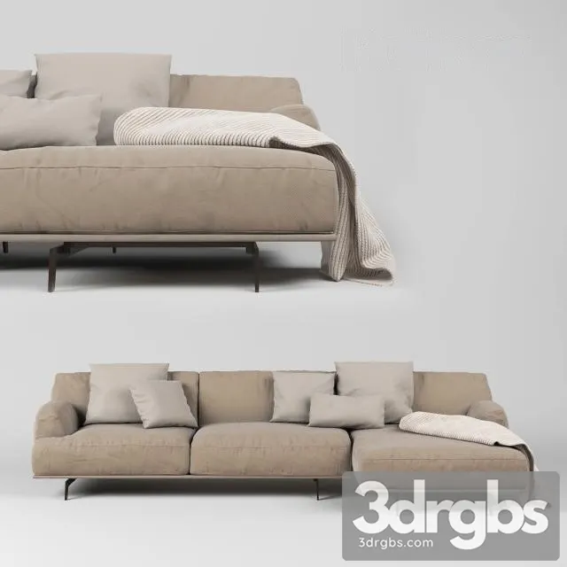 Poliform Tribeca Sofa 2 3D Model Download Poliform Tribeca Sofa 2 3D Model Download