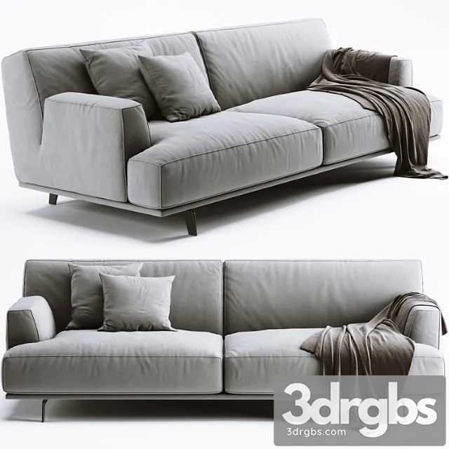 Poliform tribeca sofa 3 3D Model Download Poliform tribeca sofa 3 3D Model Download