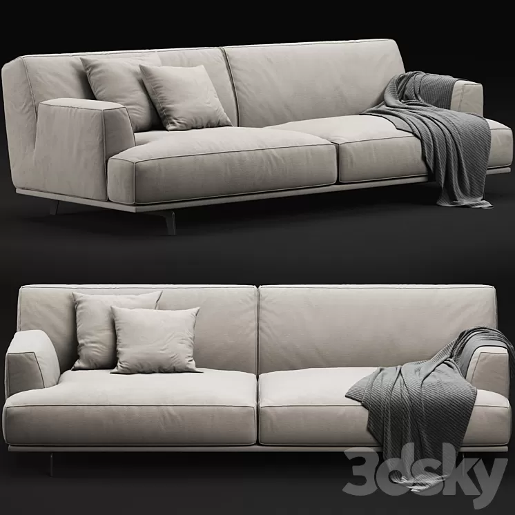 Poliform tribeca sofa 3D Model