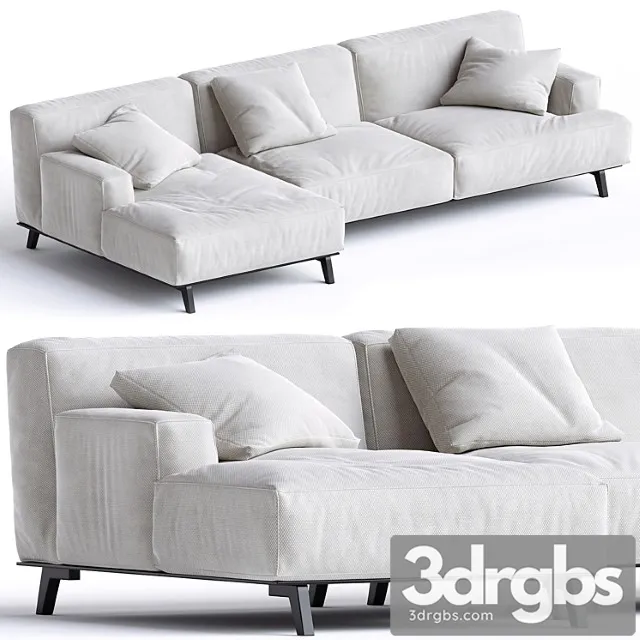 Poliform Tribeca Sofa By Jean Marie Massaud 3D Model Download Poliform Tribeca Sofa By Jean Marie Massaud 3D Model Download