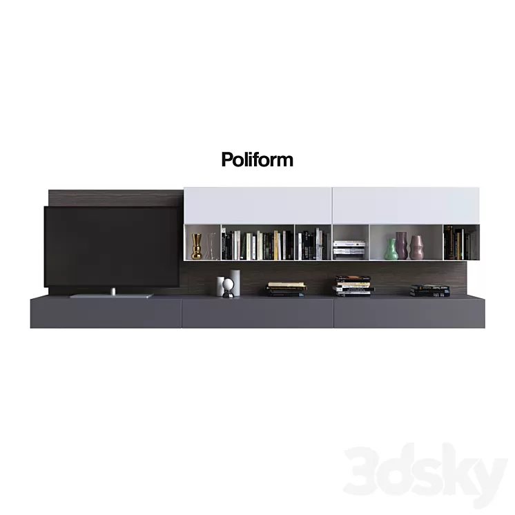 POLIFORM VARENNA SISTEMI GIORNO SINTESI 25 3D Model POLIFORM VARENNA SISTEMI GIORNO SINTESI 25 3D Model