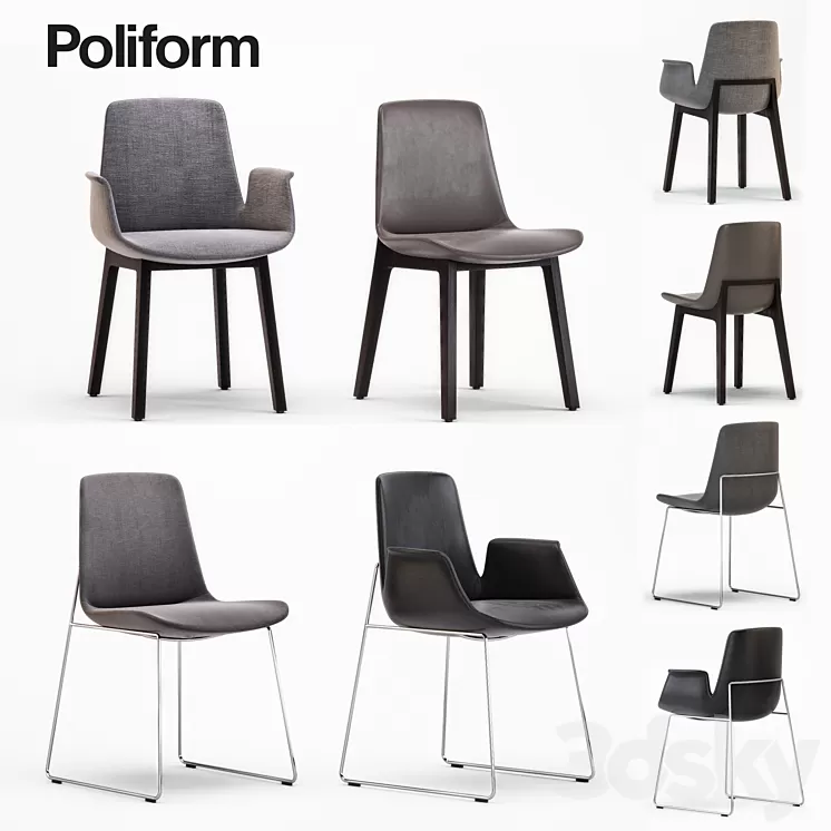 POLIFORM VENTURA CHAIR 3D Model