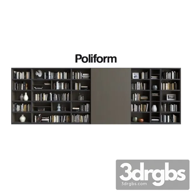 Poliform Wall System 17 3D Model Download