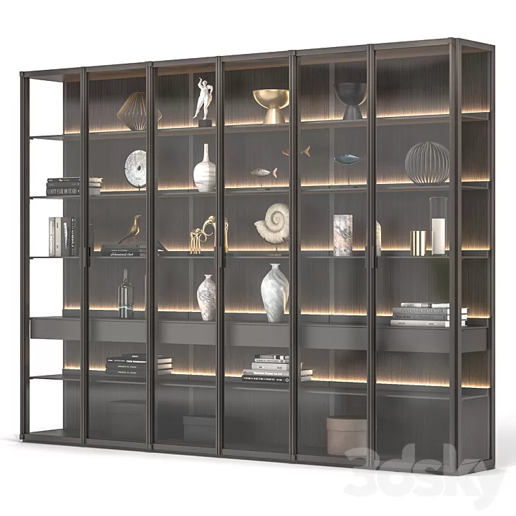 Poliform Wall System Ego Day 3D Model Free Download