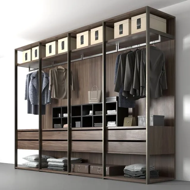 Poliform wardrobe 3D Model