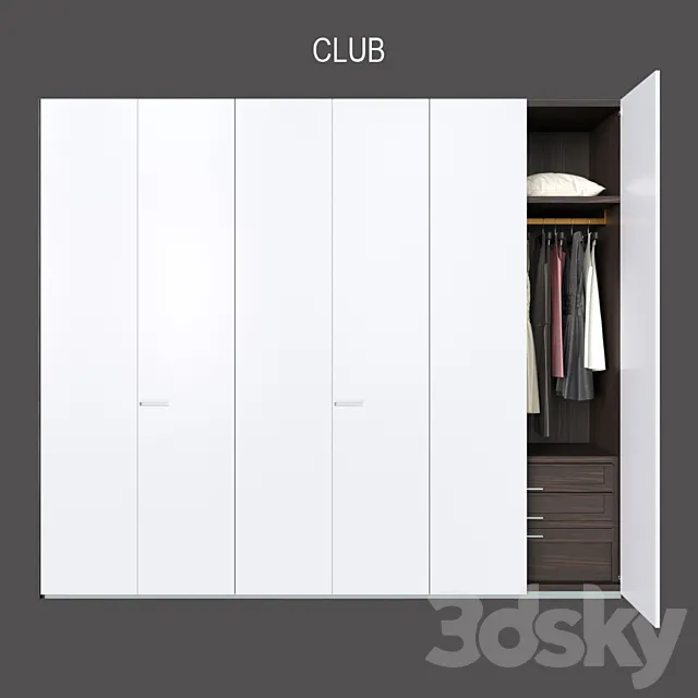 POLIFORM WARDROBES CLUB 2 3DModel