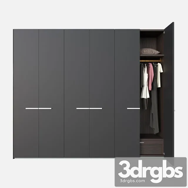 Poliform wardrobes new entry 3D Model Download