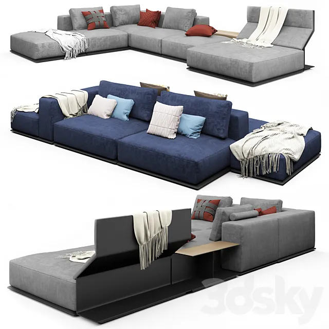 Poliform Westside Sofa 3D Model