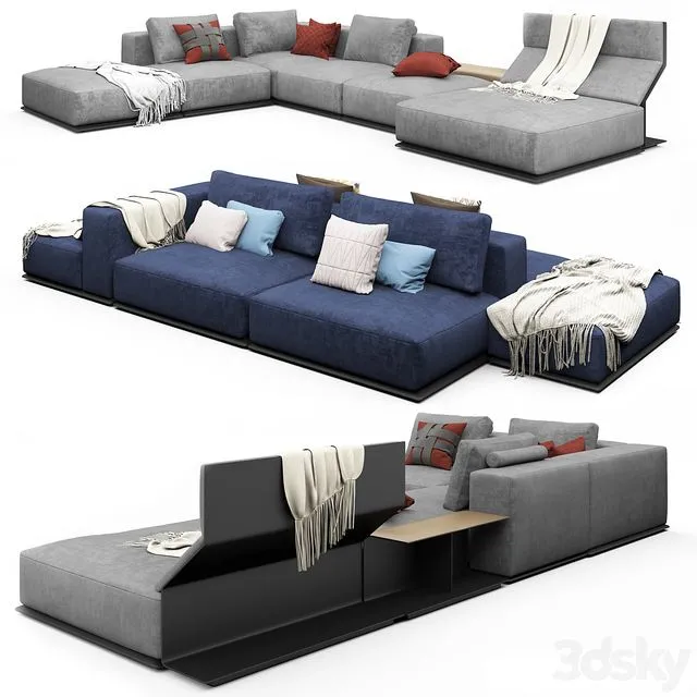 Poliform Westside Sofa 3D Model