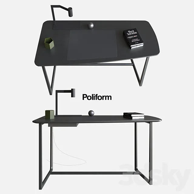 POLIFORM WRITING DESKS CONCORDE 3D Model