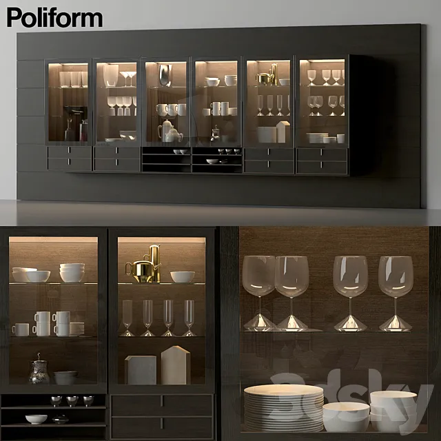 Poliform_day_collecton_2017_showcase 3D Model