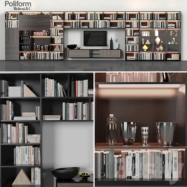 Poliform_MOLTENI_C 3DModel Poliform_MOLTENI_C 3DModel