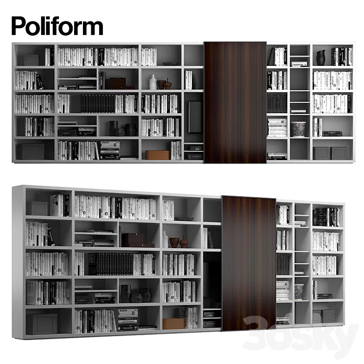 Poliform_WALL_SYSTEM_6 3D Model Poliform_WALL_SYSTEM_6 3D Model