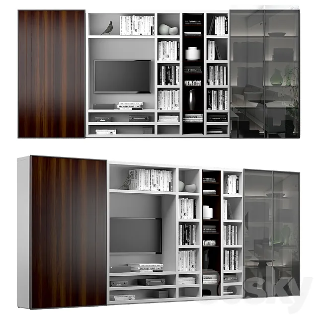 Poliform_WALL_SYSTEM_7 3D Model Poliform_WALL_SYSTEM_7 3D Model