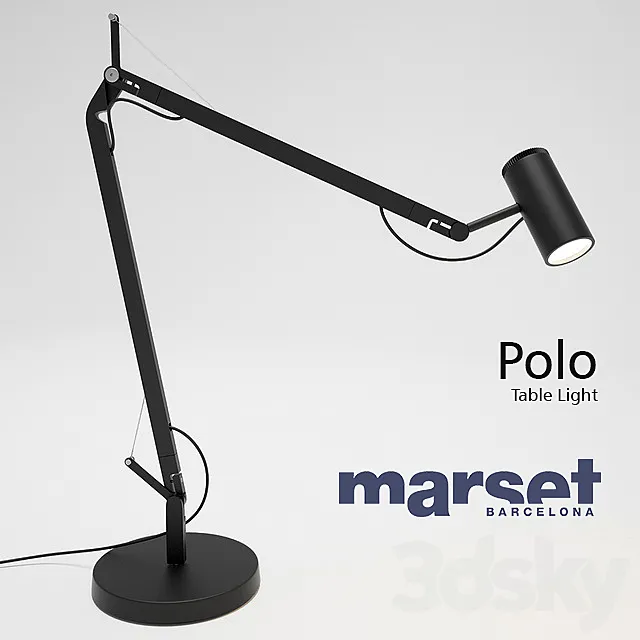 Polo Table Light 3D Model Polo Table Light 3D Model