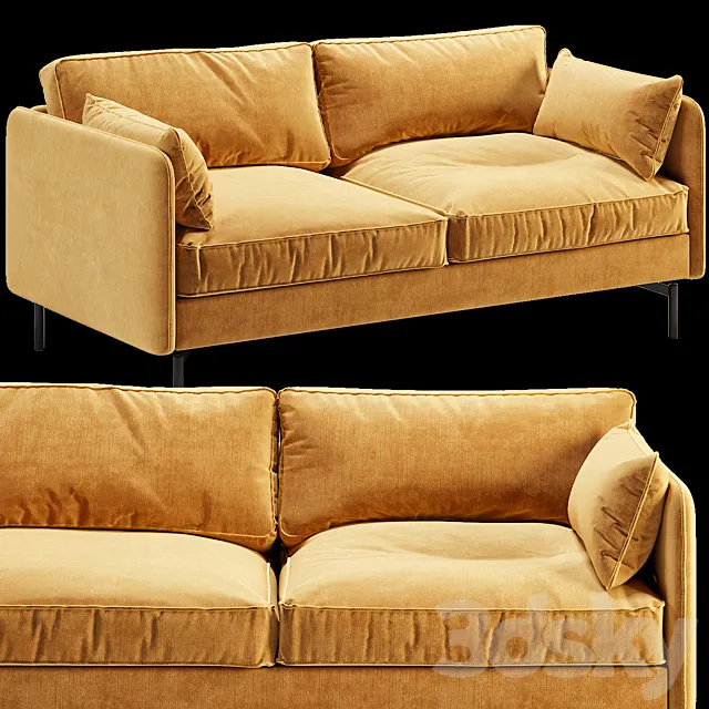 Pols potten sofa ppno.2 3DModel