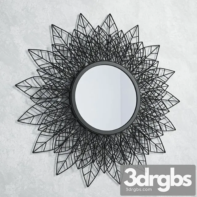 Pols potten sunflower mirror 3D Model Download
