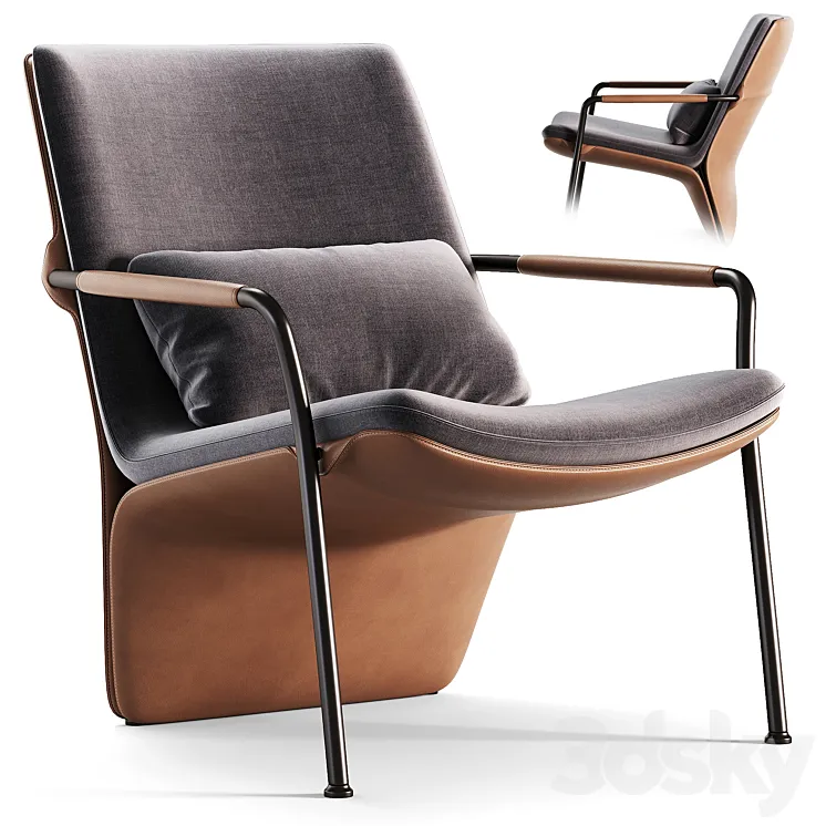 Poltrona Arabesque 3D Model Free Download