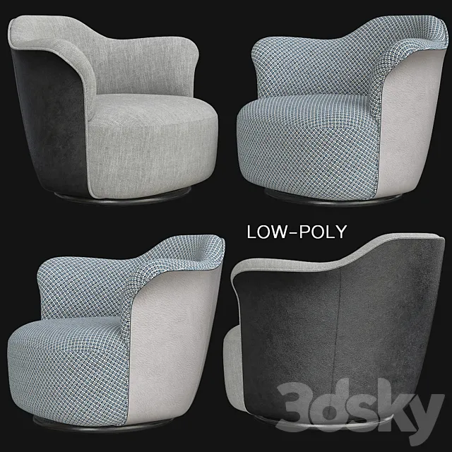 Poltrona Frau AIDA 3DModel