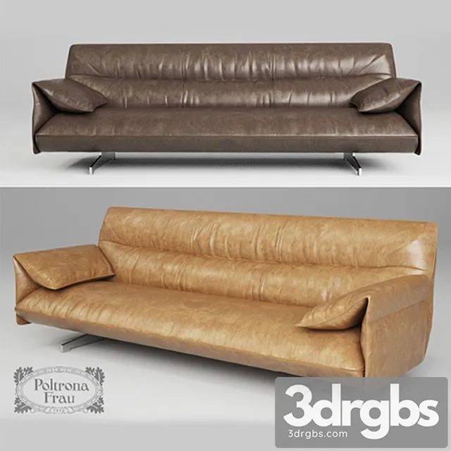 Poltrona frau anthon sofa 2 3D Model Download Poltrona frau anthon sofa 2 3D Model Download