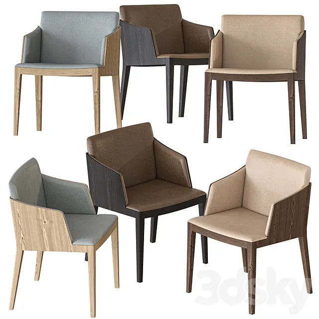 Poltrona Frau Beatrice Armchair 3D Model Poltrona Frau Beatrice Armchair 3D Model