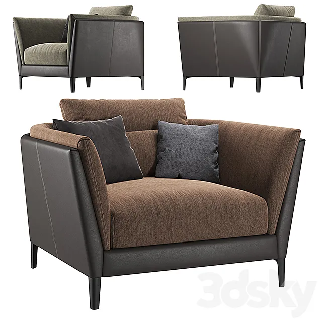Poltrona Frau – Bretagne Armchair 3DModel