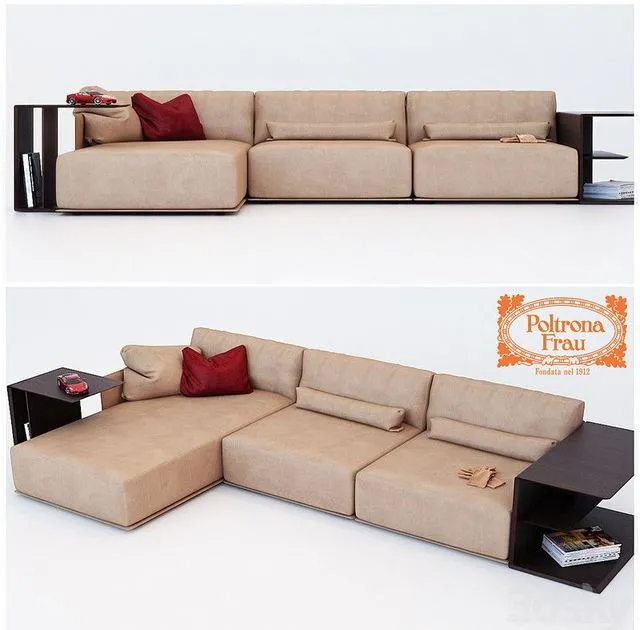 Poltrona frau cassiopea 3D Model Poltrona frau cassiopea 3D Model