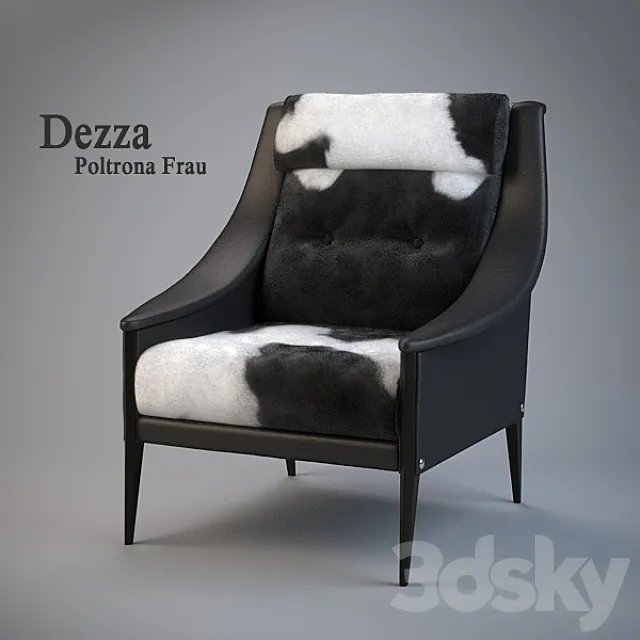 Poltrona Frau Dezza 3DModel Poltrona Frau Dezza 3DModel