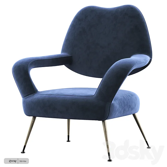 Poltrona Frau DU 3DModel