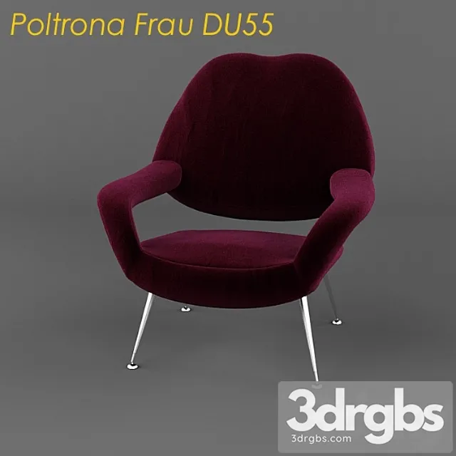 Poltrona Frau Du55 3D Model Download