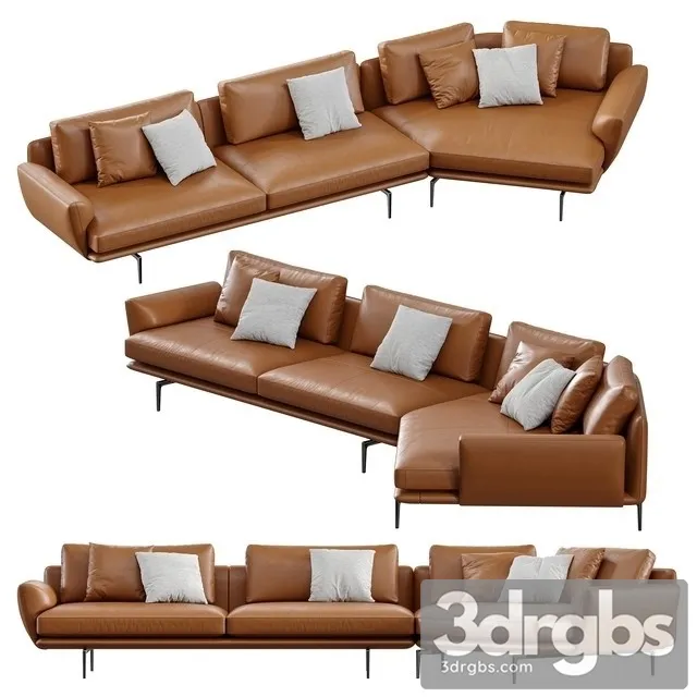 Poltrona Frau Get Back Sofa 3D Model Download Poltrona Frau Get Back Sofa 3D Model Download