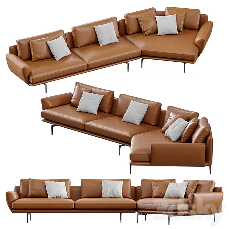 Poltrona Frau \/ Get Back Sofa 3D Model Free Download Poltrona Frau \/ Get Back Sofa 3D Model Free Download