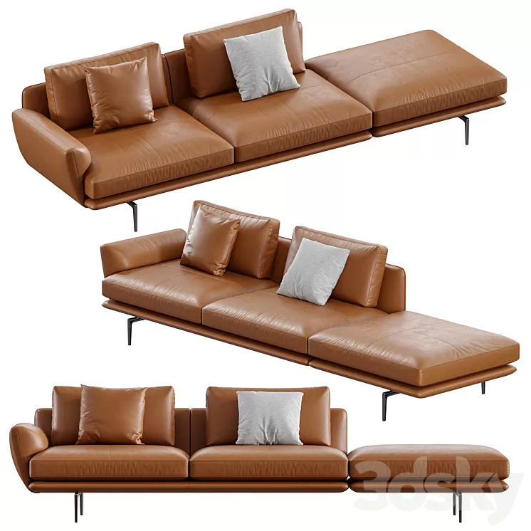 Poltrona Frau / Get Back Sofa XS 3D Model