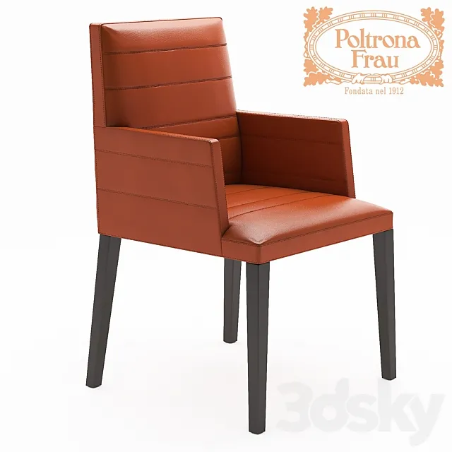 Poltrona Frau Louise Chair 3D Model Poltrona Frau Louise Chair 3D Model