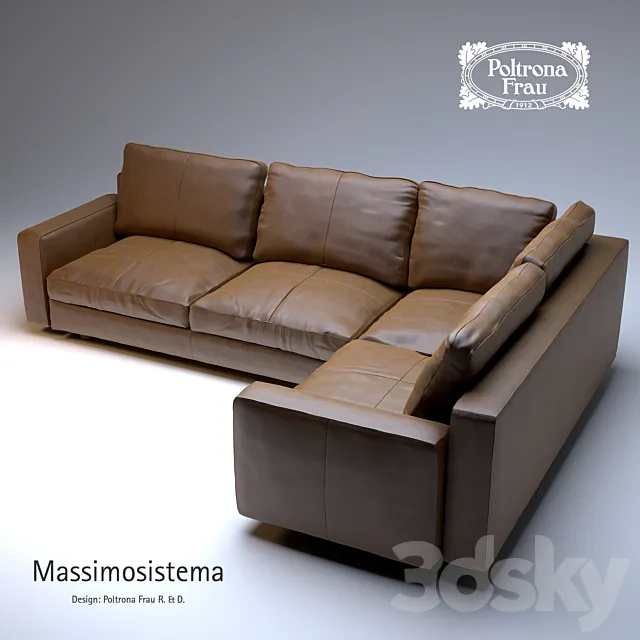 Poltrona Frau Massimosistema 3D Model