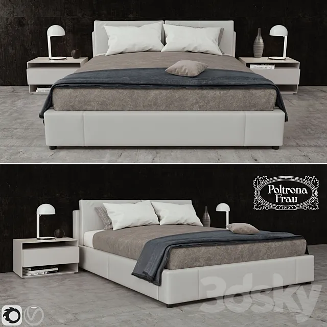 Poltrona Frau Massimosistema Leather Back 3D Model