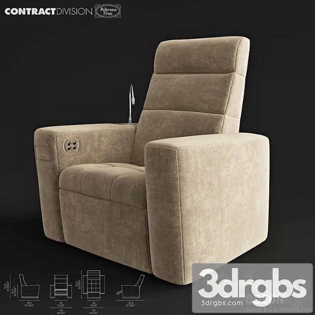 Poltrona Frau Odeon 3D Model Download