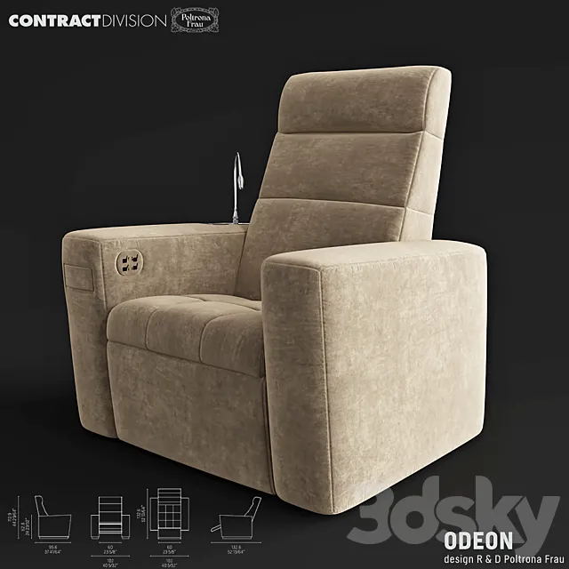 Poltrona Frau ODEON 3D Model