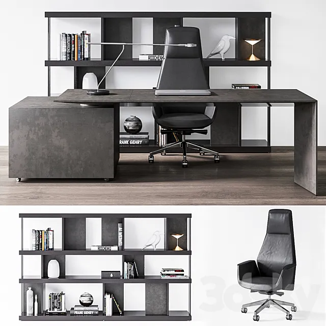 Poltrona Frau Office set 3DModel