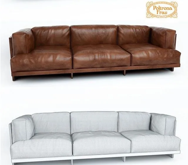 Poltrona Frau Polo 3D Model Poltrona Frau Polo 3D Model