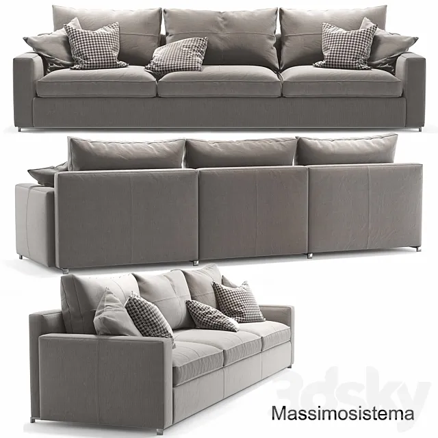 Poltrona Frau sofa 3DModel Poltrona Frau sofa 3DModel