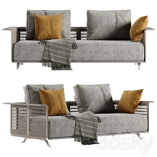 Poltrona Frau Solaria sofa 3DModel Poltrona Frau Solaria sofa 3DModel