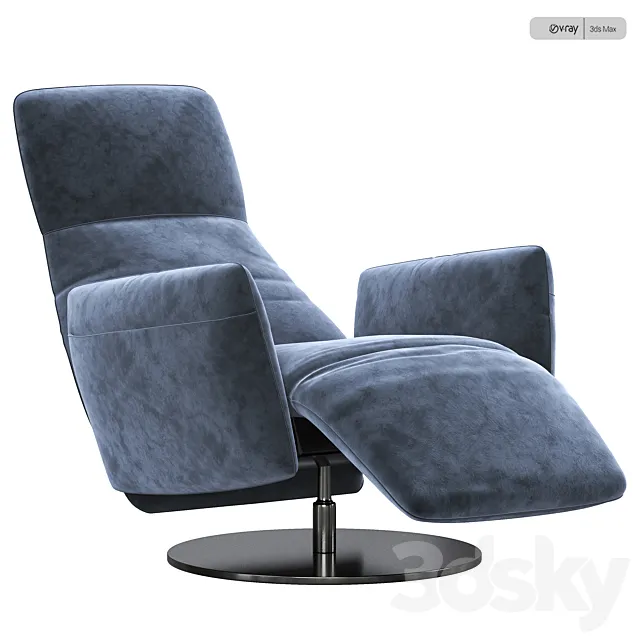 Poltrona Frau Style PILLOW 3D Model