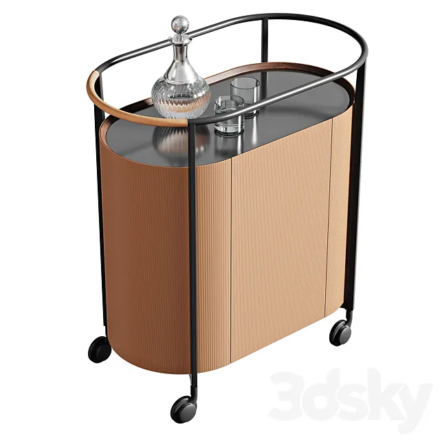 Poltrona Frau trolley. collection MI 3DModel Poltrona Frau trolley. collection MI 3DModel