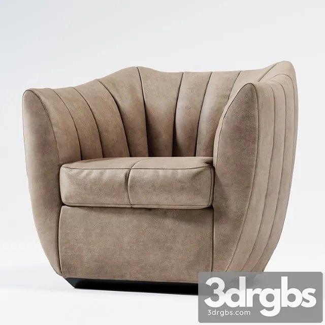 Poltrona frau willy 3D Model Download