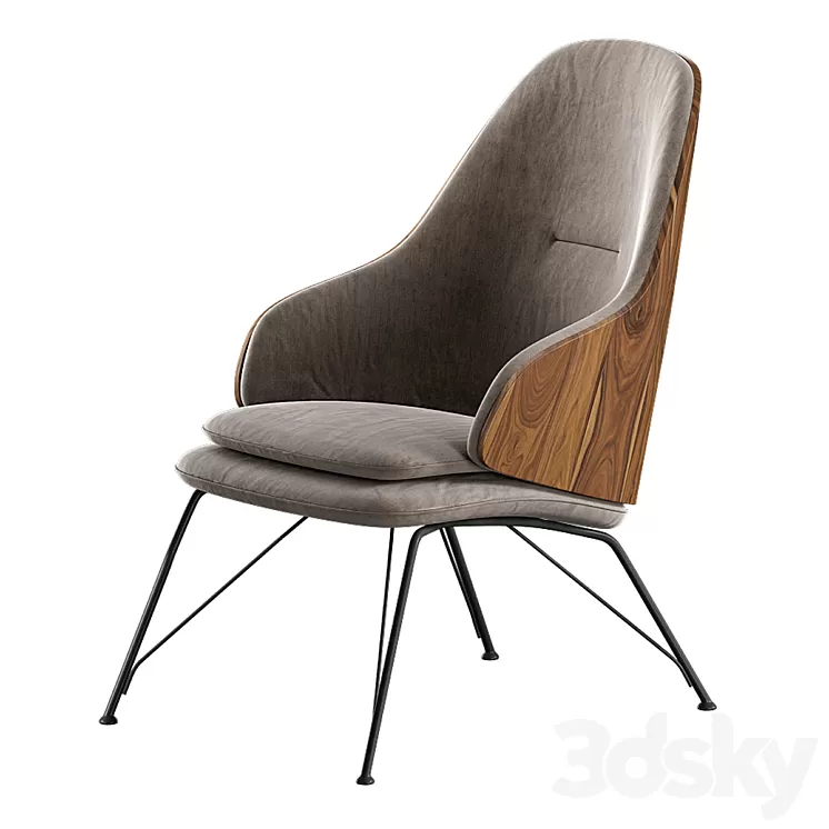 Poltrona moderna – JUDY – Zanotta 3D Model Poltrona moderna – JUDY – Zanotta 3D Model