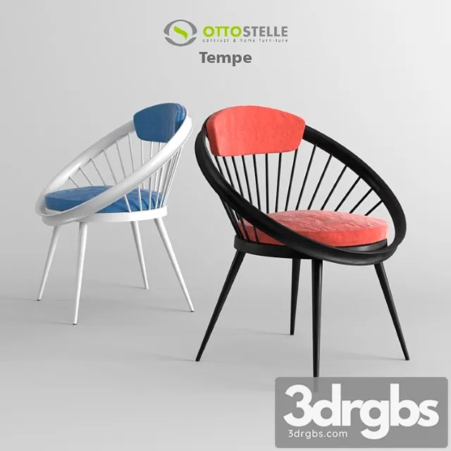 Polukrieslo Tempe Ottostelle 3D Model Download